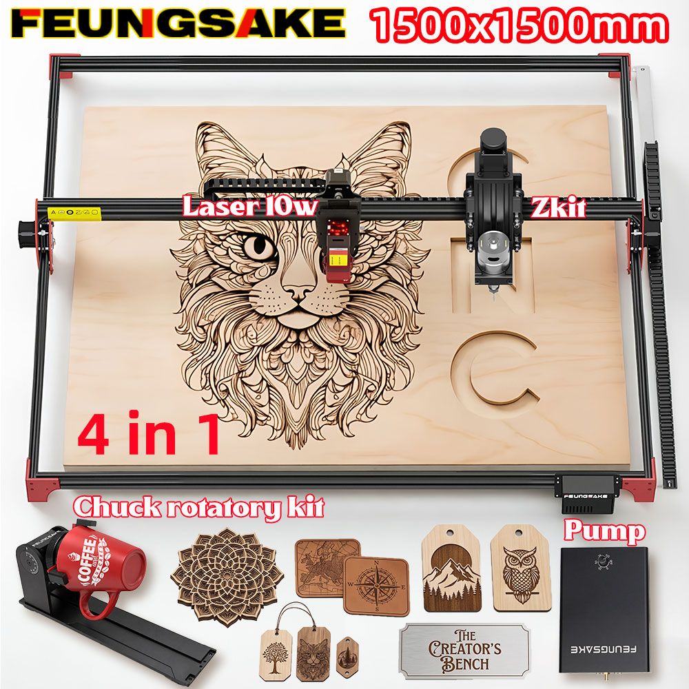 Air Assist Pump Laser - FEUNGSAKE 40w Laser Engraving And Cutting