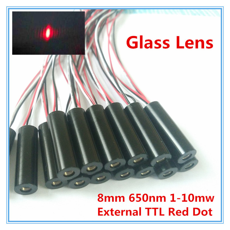 External TTL 8mm 650nm 1mW 5mW - Industrial Laser Tag recension och pris