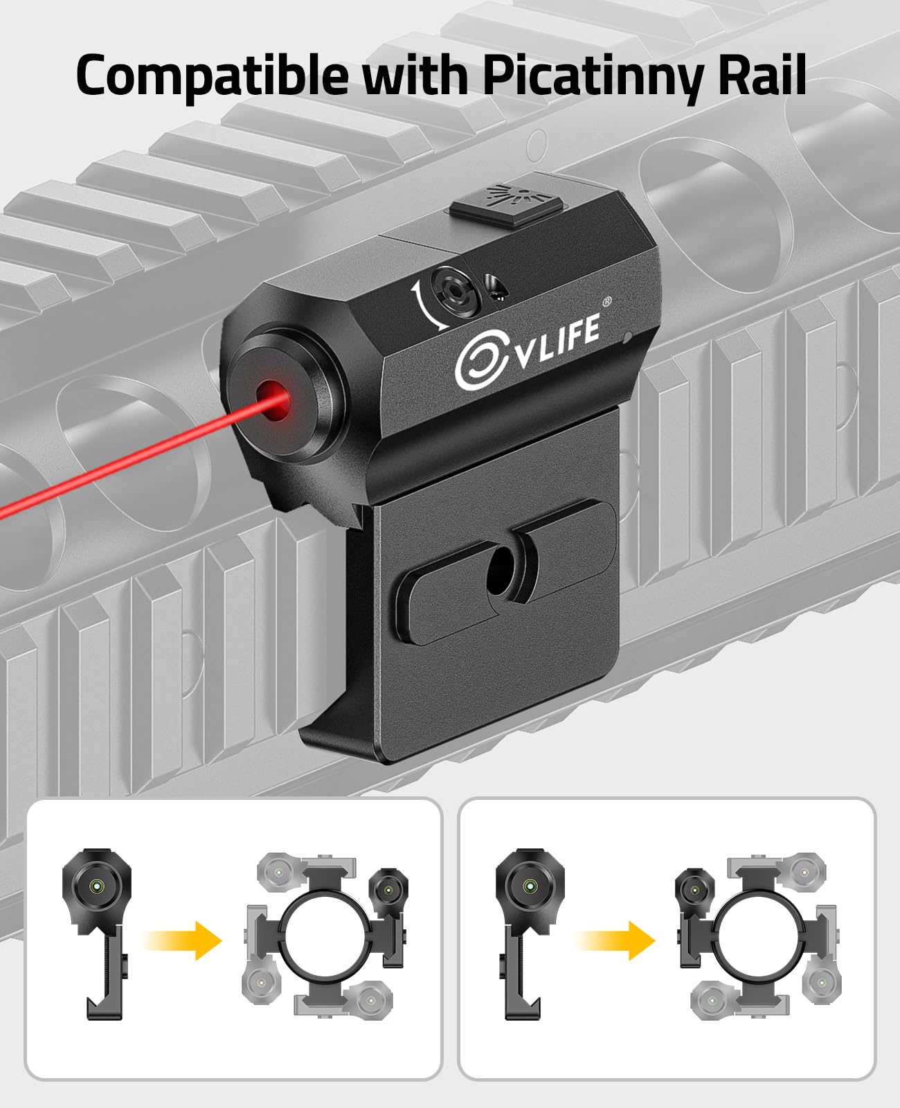 CVLIFE Rifle Red/Green Laser B - Industrial Laser Gun recension och pris