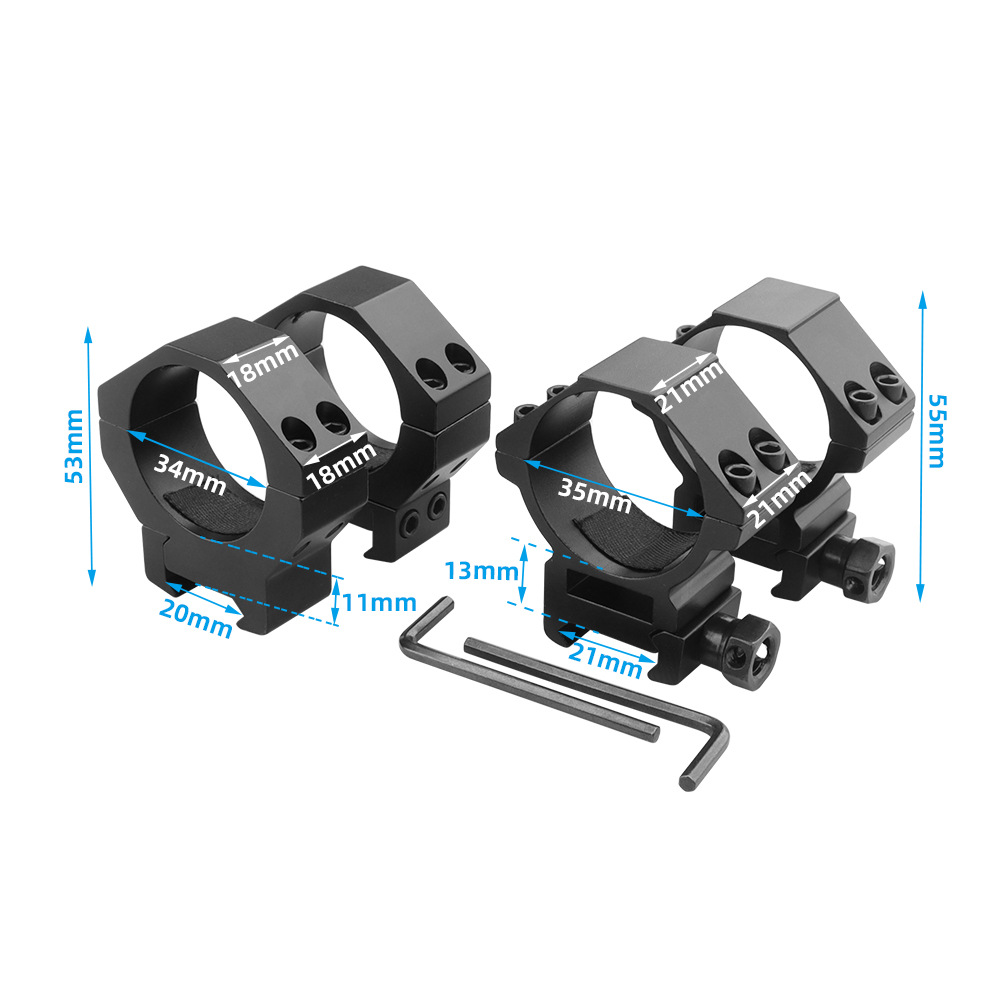 35mm/34mm Rifle Scope Mount Ri - Industrial Laser Gun recension och pris