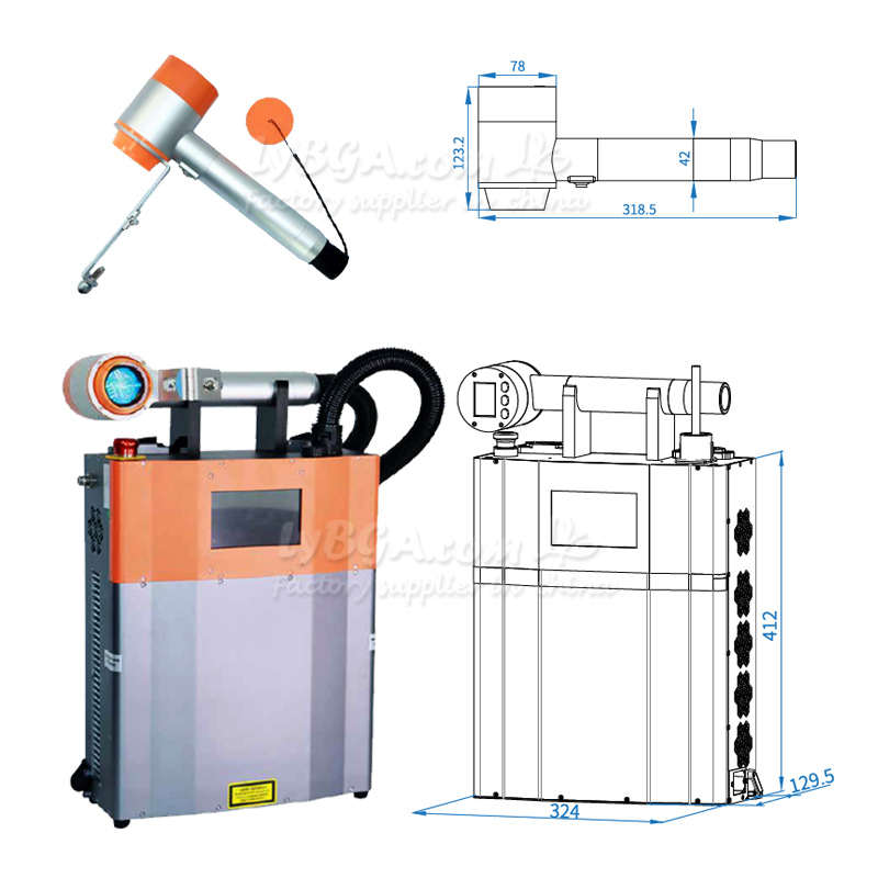 LY-LCG100A 100W Pulsed Laser C - Industrial Laser Machines recension och pris
