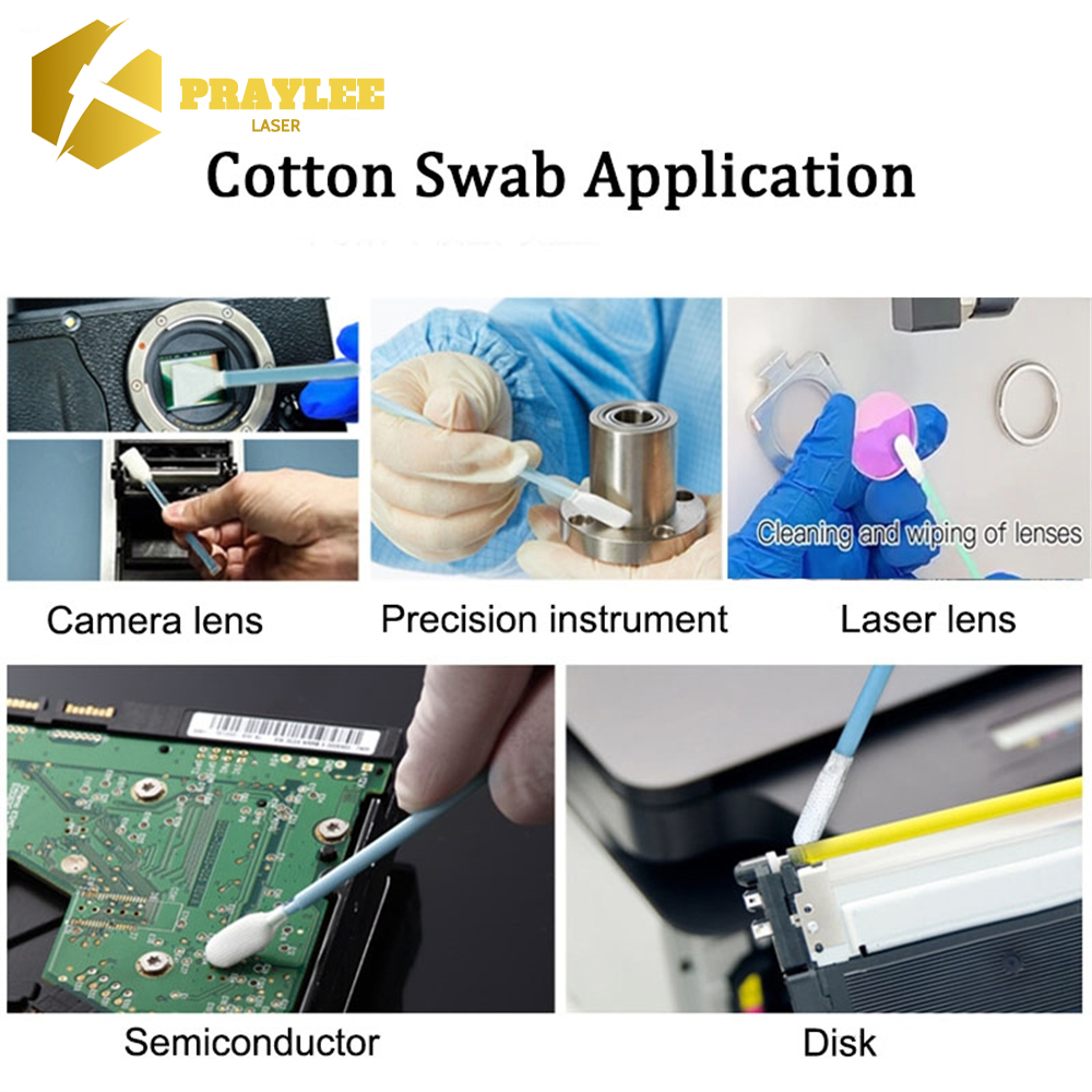 Praylee 100PCS Industry Cotton - Industrial Laser For Cleaning recension och pris