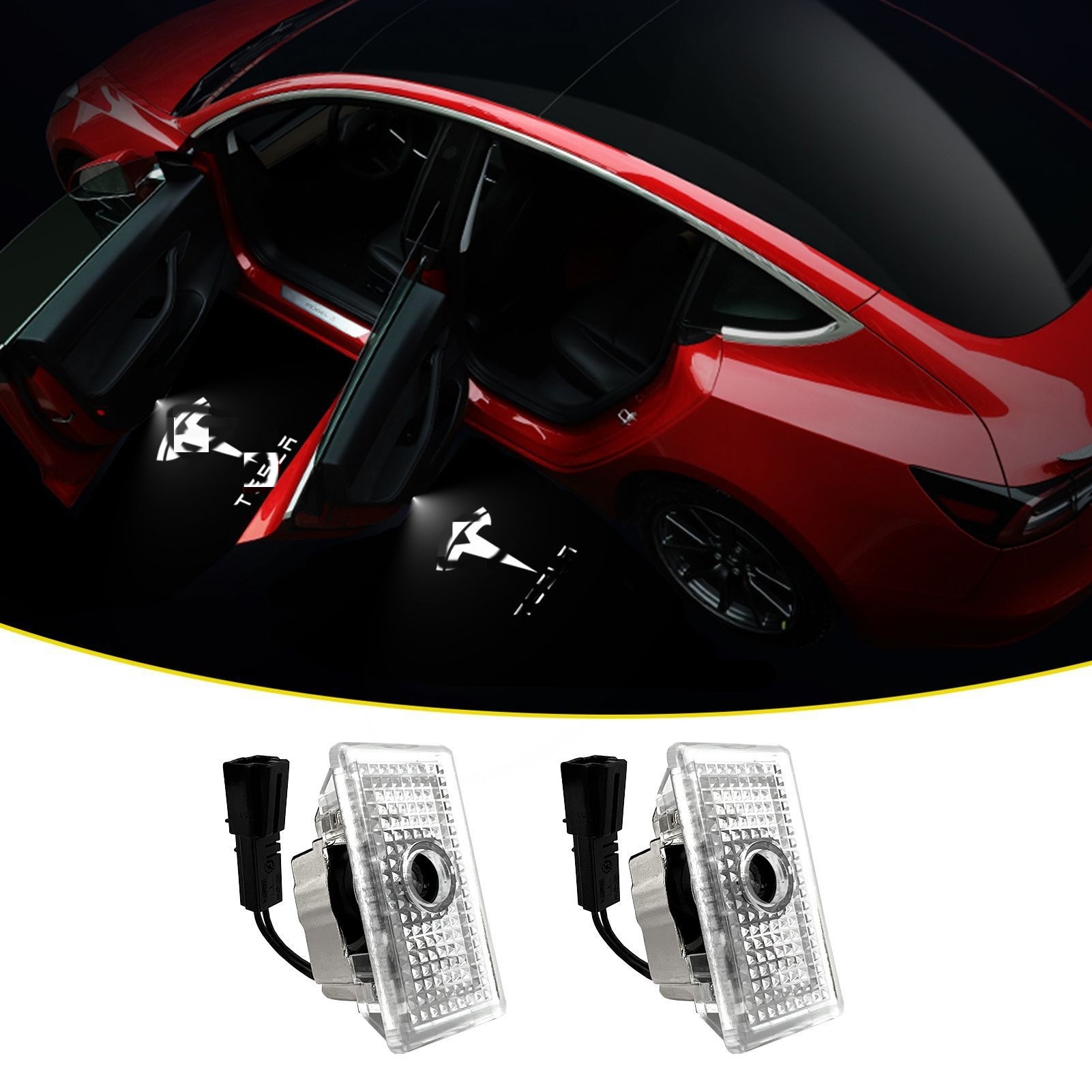 2/4pcs Car Door LED Logo Proje - Industrial Laser Projection recension och pris