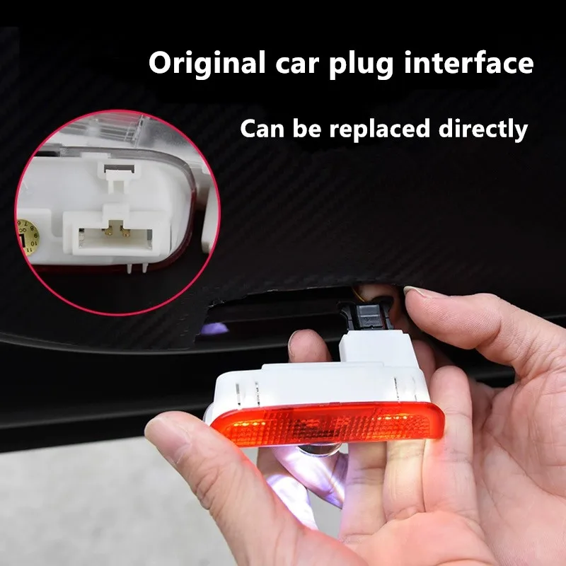 2PCS Car Door Emblem LED Light - Industrial Laser Projection recension och pris