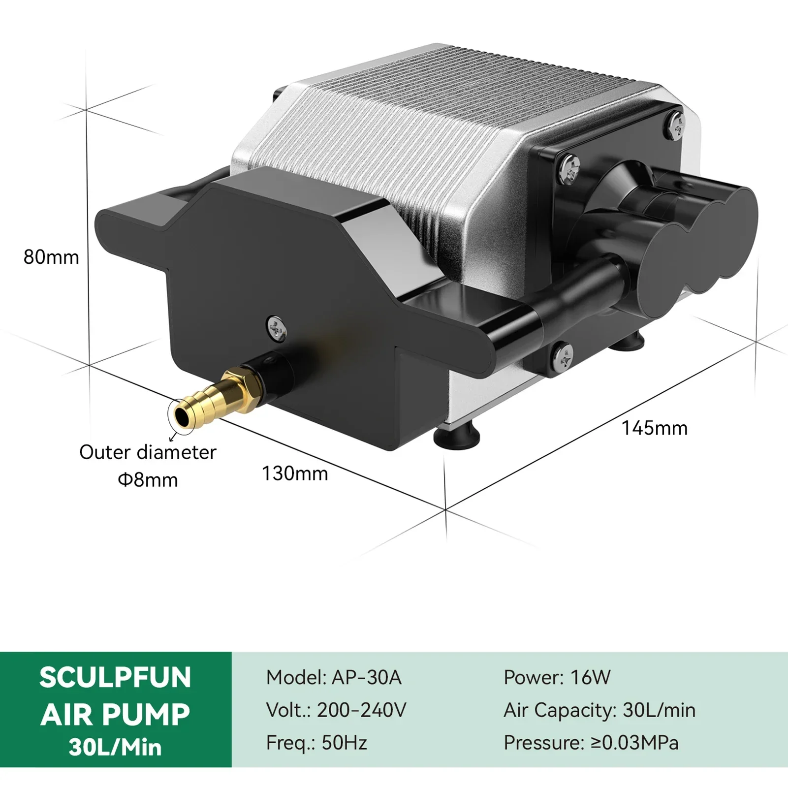 30L/Min Laser Air Assist Pump  - Air Assist Pump Laser recension och pris