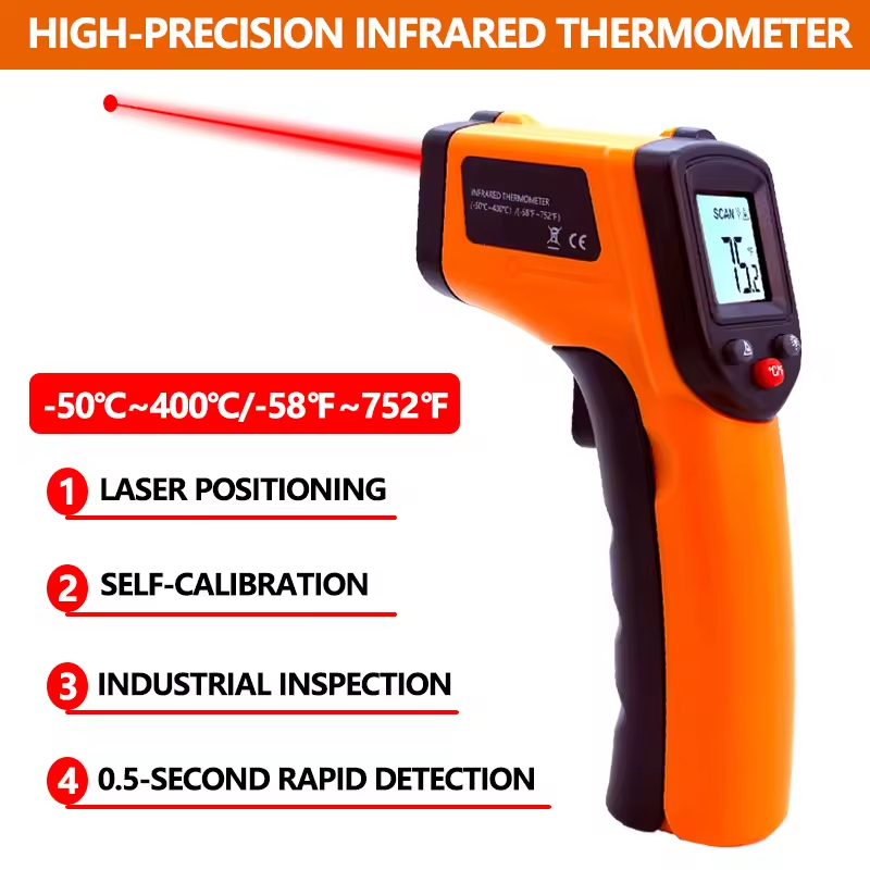 Handheld Infrared Thermometer  - Industrial Use Of Laser recension och pris
