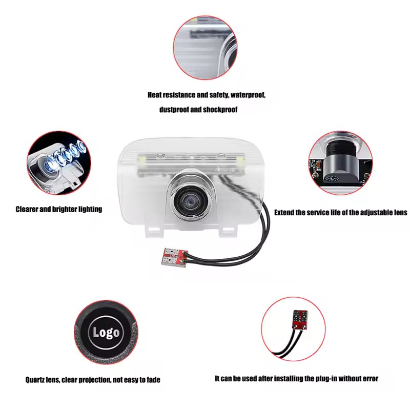 Led Car Door Ghost Light Emble - Industrial Laser Projection recension och pris